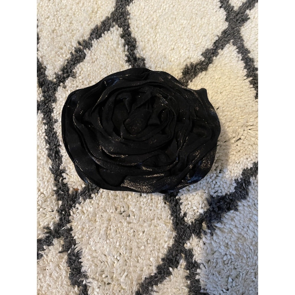 Expressions NYC Black Floral Elegant Purse